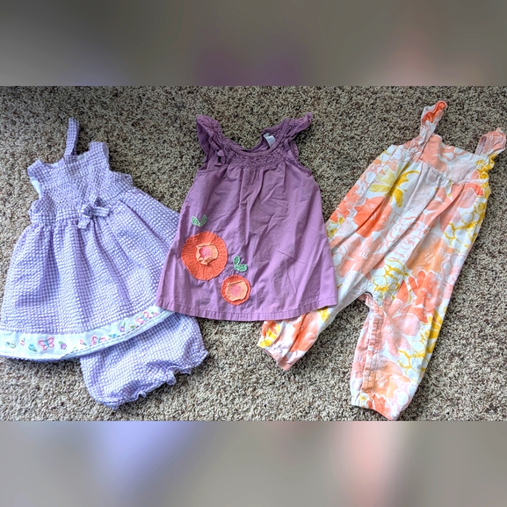 Girls Floral Bundle 12-18M